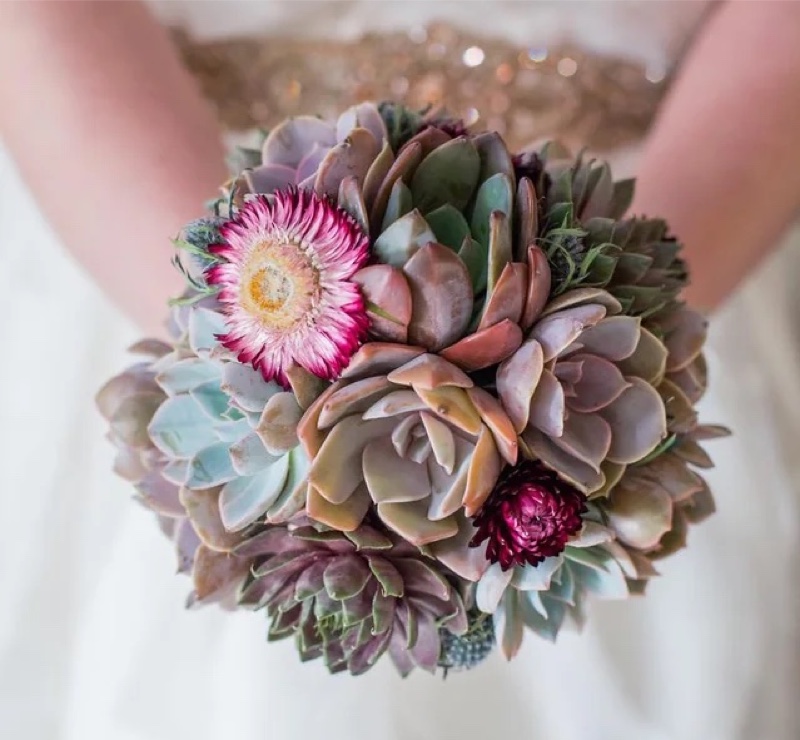 Succulent bouquet